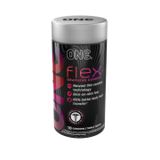 Презервативи ONE Flex Graphene Condom 10 шт, подарункова упаковка