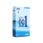 Ультратонкі гладкі презервативи OLO Blue Smooth з гіалуроновою змазкою