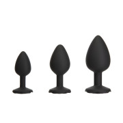 Набір силіконових анальних пробок BMS Roses Til’ Dawn Silicone Anal Plug Kit Starter Kit Black Набір силіконових анальних пробок BMS Roses Til’ Dawn Silicone Anal Plug Kit Starter Kit Black