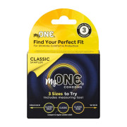 Презервативи MyONE Classic Sampler 3 шт, картонна коробка Презервативи MyONE Classic Sampler 3 шт, картонна коробка