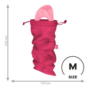 Мішечок для секс-іграшок Satisfyer Treasure Bag M, рожевий, на шнурку Мішечок для секс-іграшок Satisfyer Treasure Bag M, рожевий, на шнурку