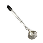 Затискач для клітора Art of Sex - Clit Clamp Silver Pearl Затискач для клітора Art of Sex - Clit Clamp Silver Pearl