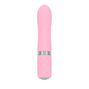 Розкішний вібратор PILLOW TALK - Flirty Pink з кристалом Swarovski, гнучка головка