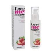 Масажна олія Love To Love - Love Me Tender, Strawberry (100 мл), аромат полуниці, без парабенів Масажна олія Love To Love - Love Me Tender, Strawberry (100 мл), аромат полуниці, без парабенів