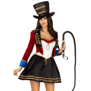 Костюм дресирувальниці Leg Avenue Ringmaster Costume S, сукня, капелюх