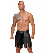Чоловіча спідниця гладіатора Noir Handmade H053 Eco leather men's gladiator skirt, L, екошкіра
