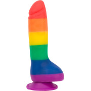 Райдужний фалоімітатор ADDICTION - JUSTIN - 8 "- RAINBOW, 20,3 см, силікон, вібропуля в подарунок Райдужний фалоімітатор ADDICTION - JUSTIN - 8 "- RAINBOW, 20,3 см, силікон, вібропуля в подарунок
