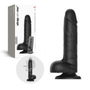 Фалоімітатор з вібрацією і ротацією Strap-On-Me Rotating & Vibrating Realistic Dildo - L - Black Фалоімітатор з вібрацією і ротацією Strap-On-Me Rotating & Vibrating Realistic Dildo - L - Black