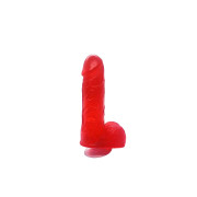 Мило у формі пеніса Чистий Кайф Red size S, крафтове мило-член, натуральне