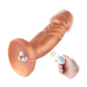 Фалоімітатор з вібрацією Hismith Slightly Curved Vibrating Silicone Dildo Monster Series, KlicLok Фалоімітатор з вібрацією Hismith Slightly Curved Vibrating Silicone Dildo Monster Series, KlicLok