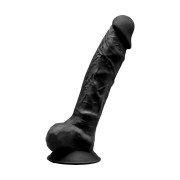 Фалоімітатор SilexD Tomas Black (MODEL 1 size 9in), двошаровий, силікон + Silexpan, діаметр 4,9см Фалоімітатор SilexD Tomas Black (MODEL 1 size 9in), двошаровий, силікон + Silexpan, діаметр 4,9см