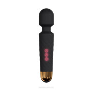 Мінівібромасажер Dorcel Wand Wanderful Black потужний, водонепроникний, 18 режимів роботи Мінівібромасажер Dorcel Wand Wanderful Black потужний, водонепроникний, 18 режимів роботи