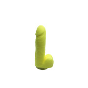 Мило у формі пеніса Чистий Кайф Yellow size S, крафтове мило-член, натуральне