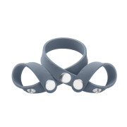 Ерекційне кільце з роздільником мошонки Boners 8-Style Ball Splitter