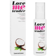 Масажна олія Love To Love - Love Me Tender, Noix De Coco (100 мл), аромат кокоса, без парабенів Масажна олія Love To Love - Love Me Tender, Noix De Coco (100 мл), аромат кокоса, без парабенів