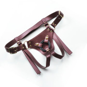 Трусики для страпона Strap-On-Me Harness Generous Blue, One Size, штучна шкіра, регульовані ремені, змінні кріплення для дилдо Трусики для страпона Strap-On-Me Harness Generous Blue, One Size, штучна шкіра, регульовані ремені, змінні кріплення для дилдо