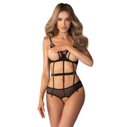 Боді Obsessive Euridia crotchless teddy M/L