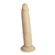 Фалоімітатор Naked Addiction — 9″ Silicone Dual Density Bendable Dildo Vanilla, віброкуля в подаруно Фалоімітатор Naked Addiction — 9″ Silicone Dual Density Bendable Dildo Vanilla, віброкуля в подаруно