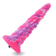 Фантазійний фалоімітатор 10.12″ для секс-машин Hismith Silicone Dildo rose Monster Series, KlicLok Фантазійний фалоімітатор 10.12″ для секс-машин Hismith Silicone Dildo rose Monster Series, KlicLok