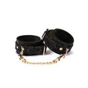 Наручники Liebe Seele Boudoir Amor Wrist Cuffs Black, з’єднувальний ланцюжок на карабінах Наручники Liebe Seele Boudoir Amor Wrist Cuffs Black, з’єднувальний ланцюжок на карабінах
