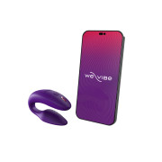 Смарт-вібратор для пар We-Vibe Sync 2 Purple, 10 віброрежимів, пульт ДК