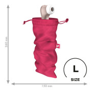 Мішечок для секс-іграшок Satisfyer Treasure Bag L, рожевий, на шнурку Мішечок для секс-іграшок Satisfyer Treasure Bag L, рожевий, на шнурку