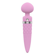 Вібромасажер 2в1 PILLOW TALK - Sultry Pink, класичний масажер і вібратор з ротацією, підігрів Вібромасажер 2в1 PILLOW TALK - Sultry Pink, класичний масажер і вібратор з ротацією, підігрів