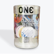 Набір презервативів ONE Classic Select Contest Collection, 100 шт, зі змазкою, паковання-тубус