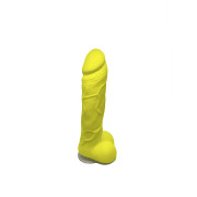 Мило у формі пеніса Чистий Кайф Yellow size L, крафтове мило-член, натуральне