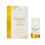 Рідкий вібратор Intt Vibration Honey (15 мл), густий гель, дуже смачний, діє до 30 хвилин Рідкий вібратор Intt Vibration Honey (15 мл), густий гель, дуже смачний, діє до 30 хвилин