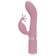 Розкішний вібратор-кролик Pillow Talk - Kinky Pink з кристалом Сваровські, потужний