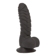 Фалоімітатор ADDICTION Ben 7" Dildo With Balls Black, віброкуля в подарунок Фалоімітатор ADDICTION Ben 7" Dildo With Balls Black, віброкуля в подарунок