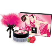 Смачна пудра для оральних пестощів Shunga Body Powder Raspberry feeling, 75 г, аромат малини Смачна пудра для оральних пестощів Shunga Body Powder Raspberry feeling, 75 г, аромат малини