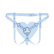 Трусики Серце для страпону Feral Feelings - Hearts Strap-on Belt Trasparent Трусики Серце для страпону Feral Feelings - Hearts Strap-on Belt Trasparent