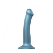 Насадка для страпону Strap-On-Me Mono Density Dildo M Blue, діам. 3,3 см, одношаровий силікон, гнучк Насадка для страпону Strap-On-Me Mono Density Dildo M Blue, діам. 3,3 см, одношаровий силікон, гнучк