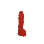 Мило у формі пеніса Чистий Кайф Red size L, крафтове мило-член, натуральне