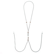 Прикраса для сосків Art of Sex - Nipple Clamps Arrow, колір гранатовий