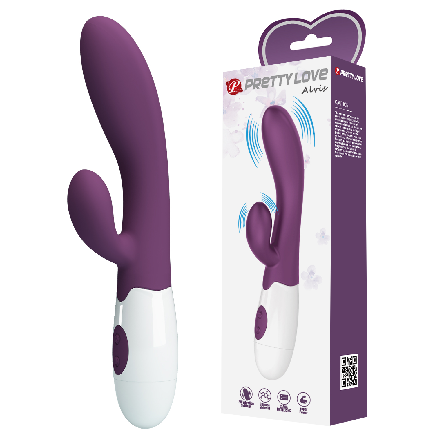 Вібратор - Pretty Love Alvis Vibrator Purple