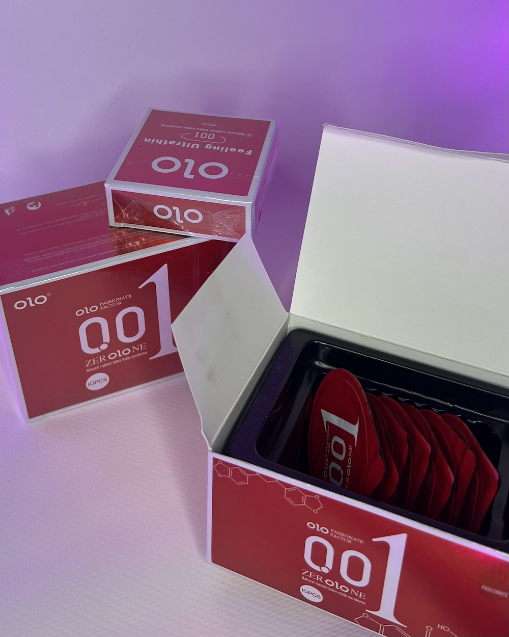 Презервативи OLO з розігріваючим ефектом