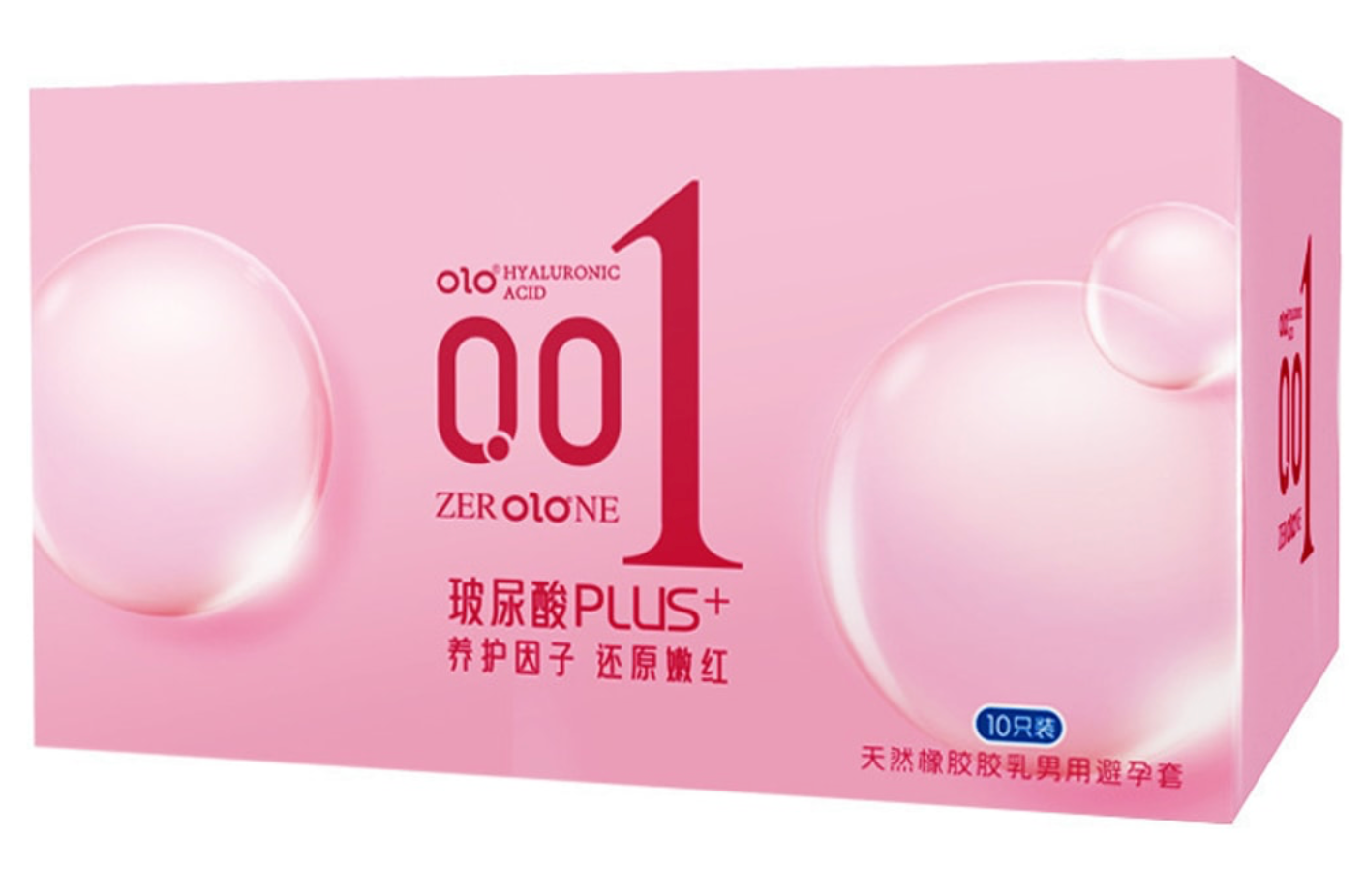 Ультратонкий презерватив OLO 0.01 Plus Sakura & Hyaluronic 