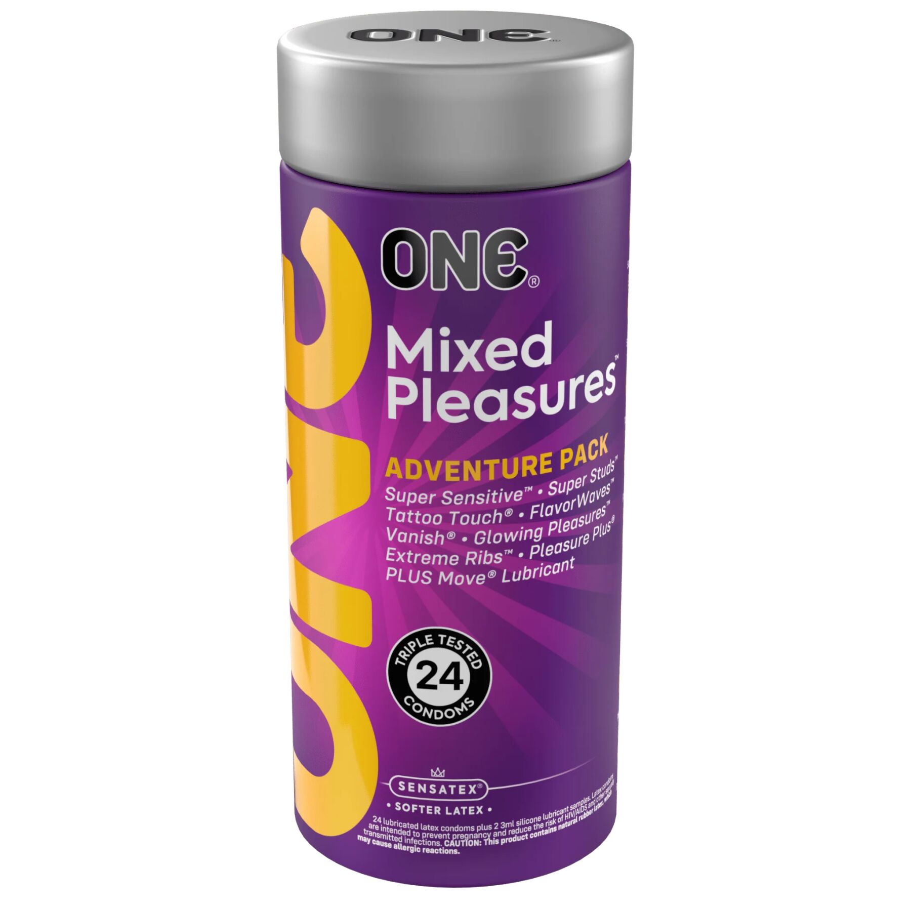 Набір презервативів ONE Mixed Pleasures 24 шт