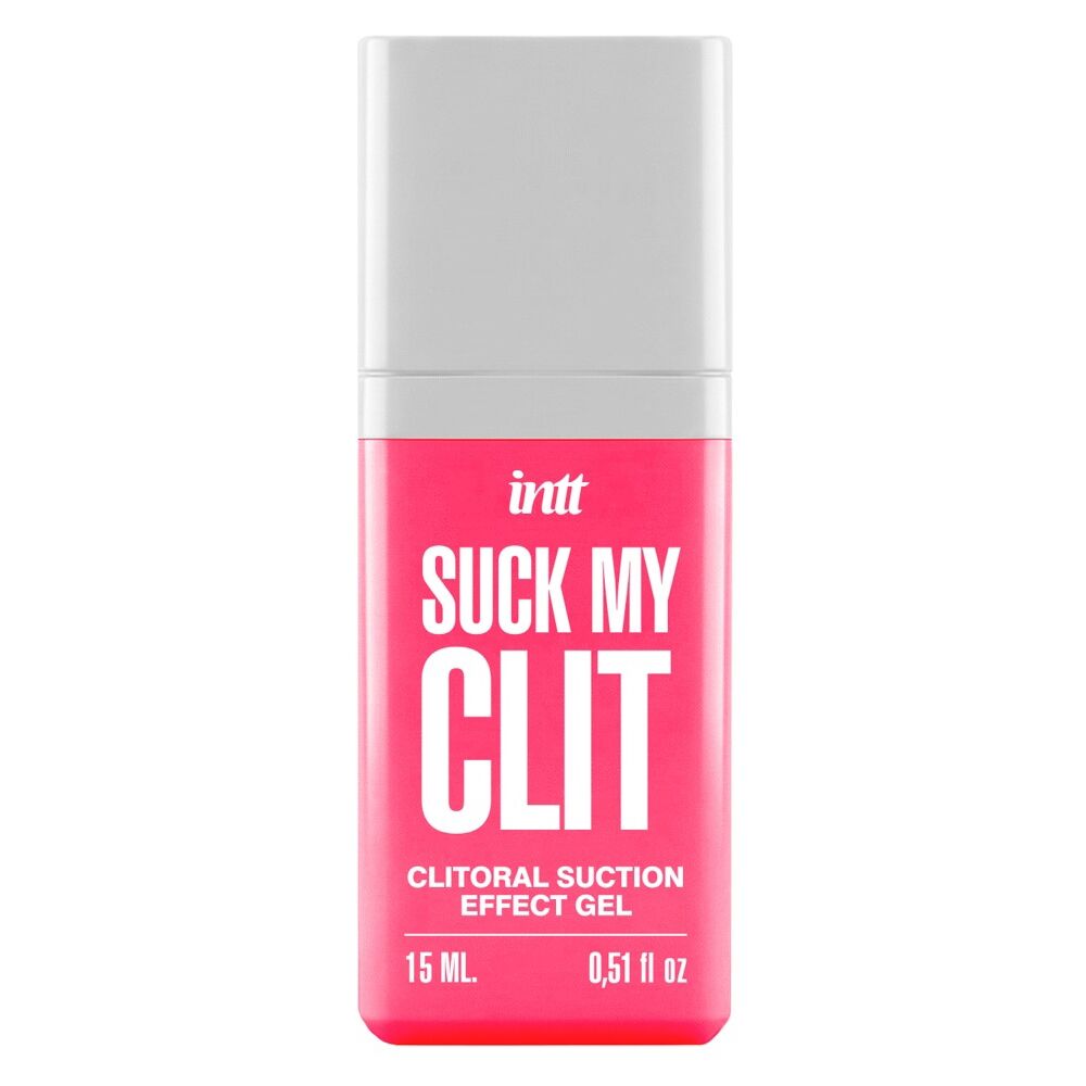 Смоктайзер для клітора Intt Suck My Clit Wild Strawberry (15 мл), полуниця, гель з ефектом посмоктування