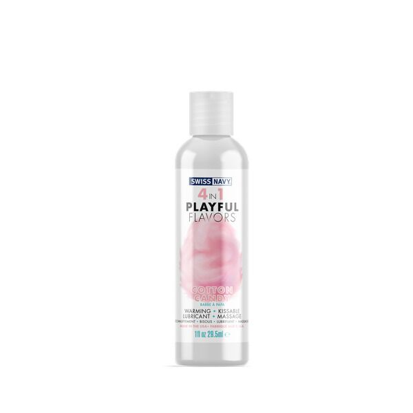 Розпродаж!!! Лубрикант на водній основі Swiss Navy 4 In 1 Cotton Candy 29,5 мл (термін 28.11.2026)