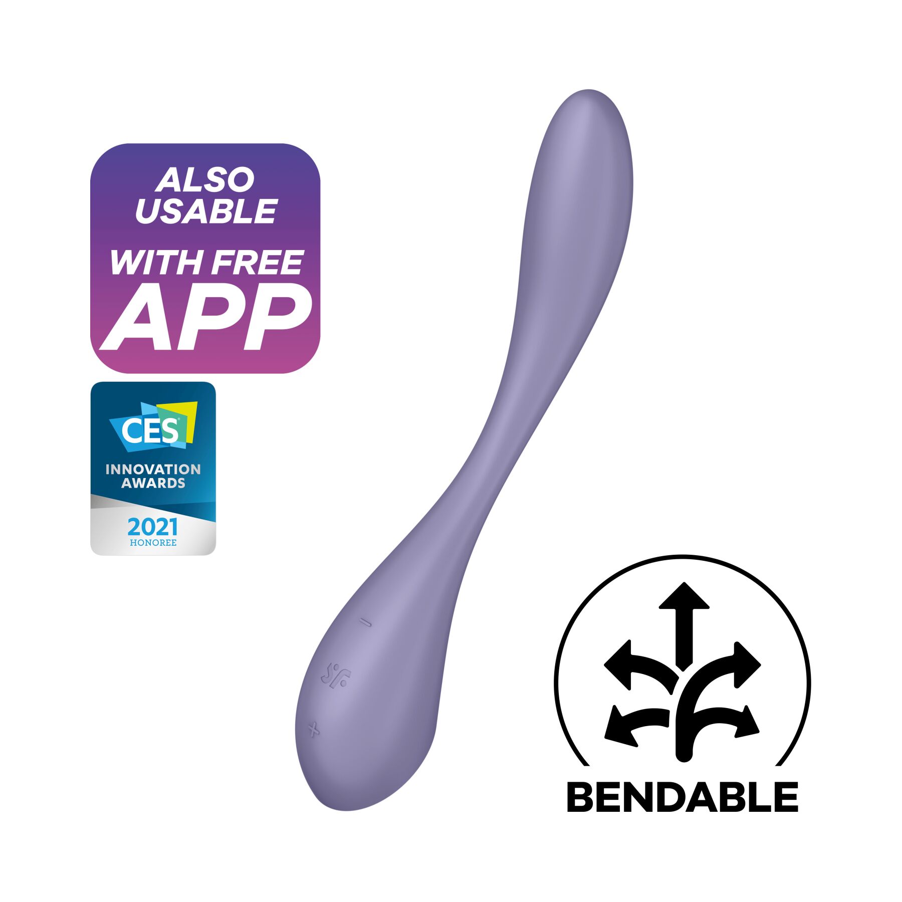 Універсальний смарт-вібратор Satisfyer G-Spot Flex 5+ Lilac
