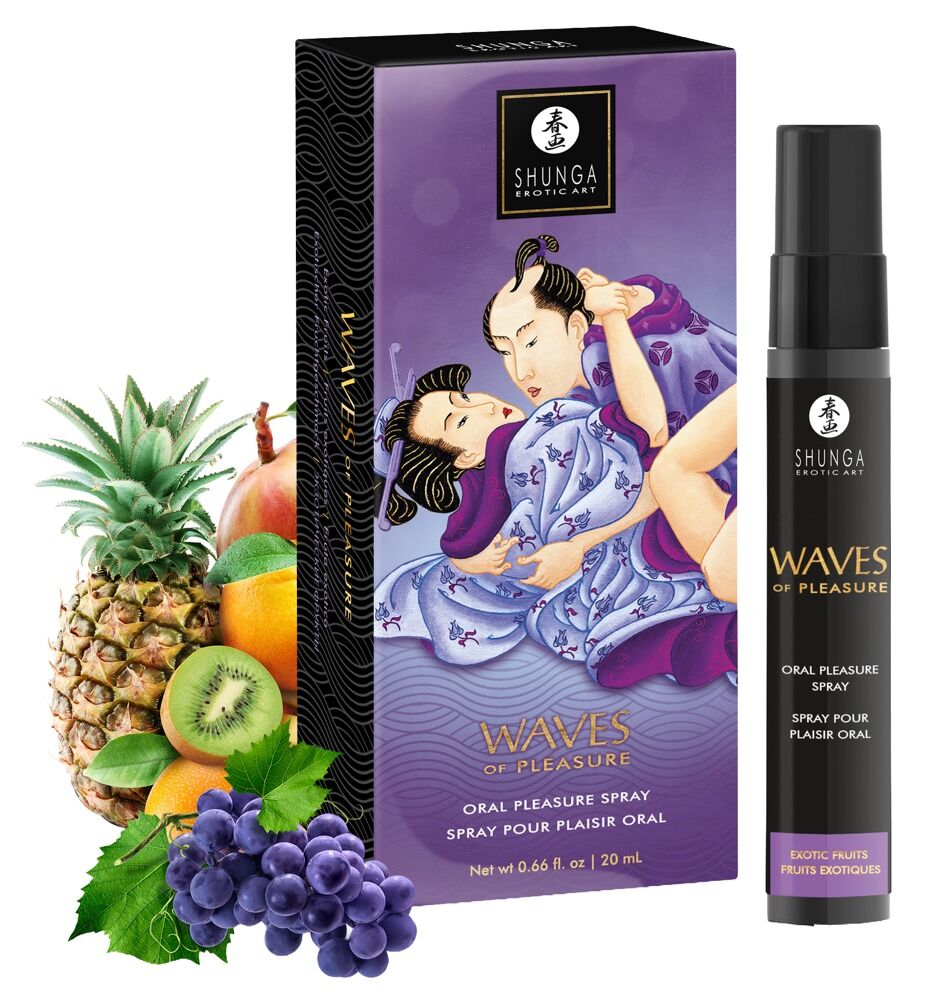Спрей для посилення слиновиділення Shunga Waves of Pleasure Exotic Fruits