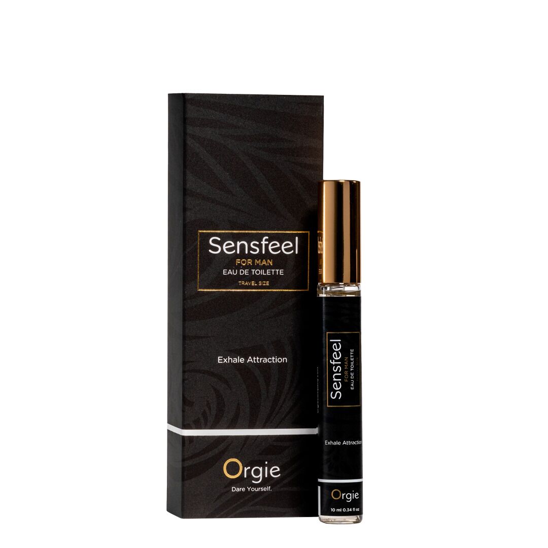Чоловічі парфуми з феромонами Orgie – Sensfeel for Man Travel Size (10 мл), цитрусово-деревний аромат 