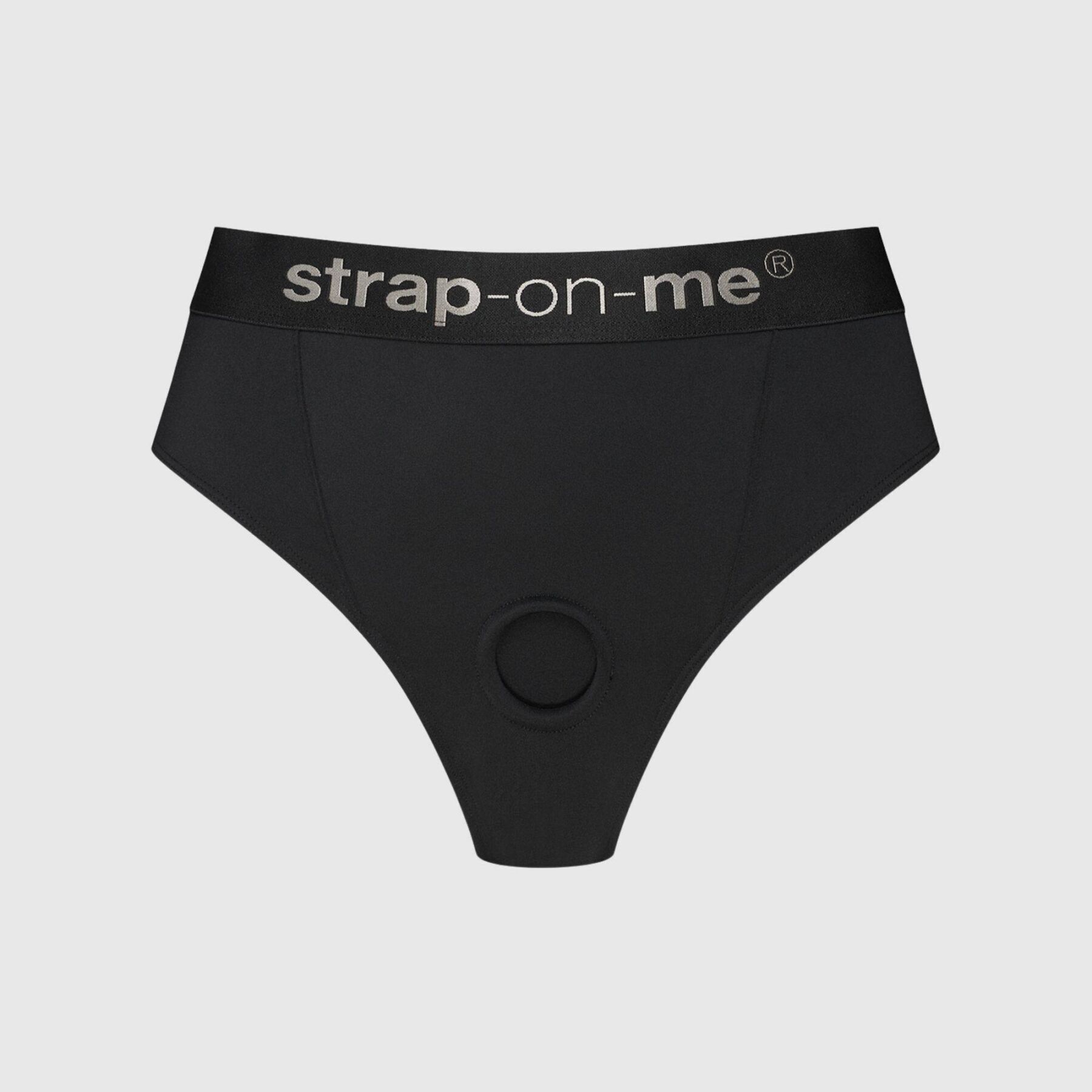Трусики з фіксацією дилдо Strap-On-Me Harness Lingerie Idole - XS - Black
