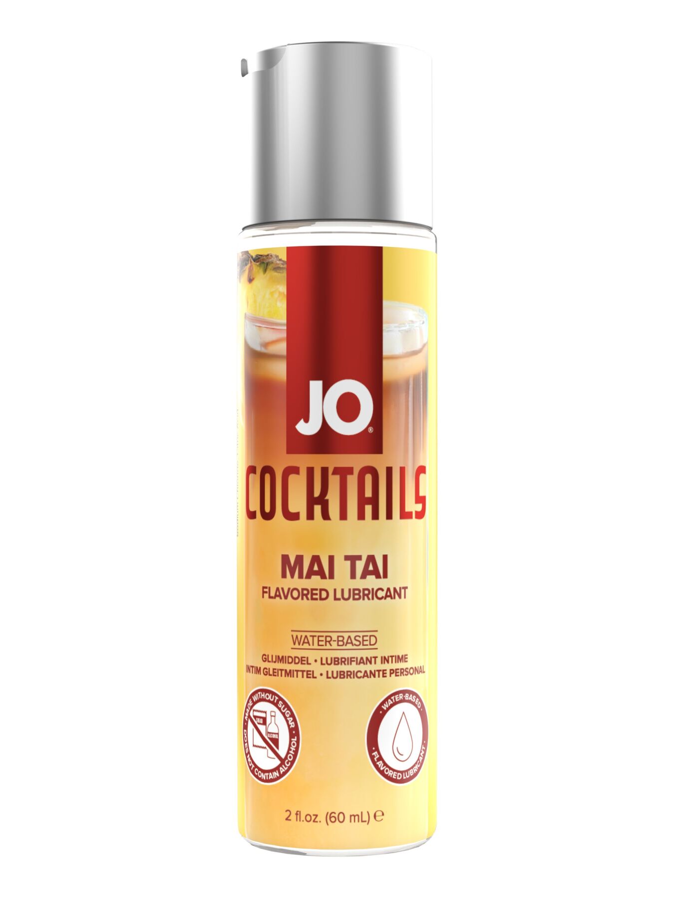 Лубрикант на водній основі JO Cocktails — Mai Tai без цукру, рослинний гліцерин (60 мл)