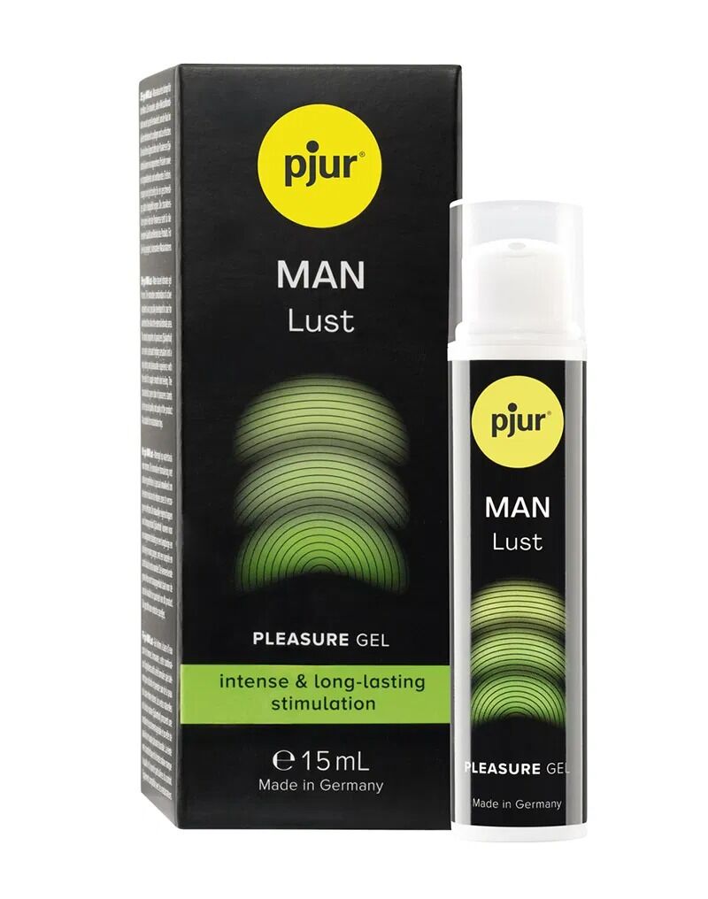 Рідкий вібратор для чоловіків pjur MAN Lust, 15 мл, з ефектом мурашок