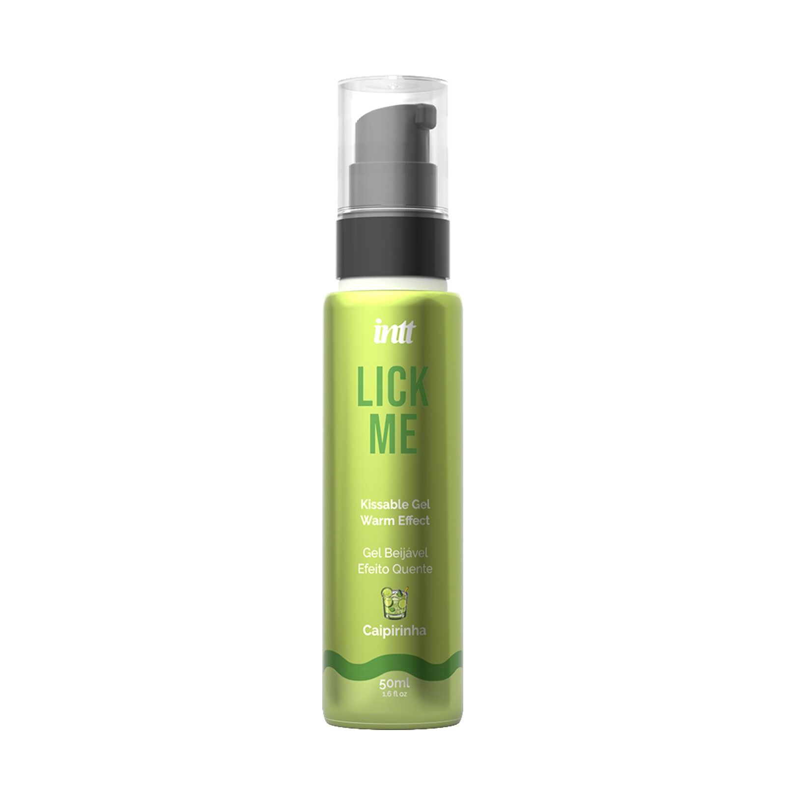Гель для оральних ласк із зігрівальним ефектом INTT Lick Me Kissable Gel Caipirinha 50 мл, без цукру